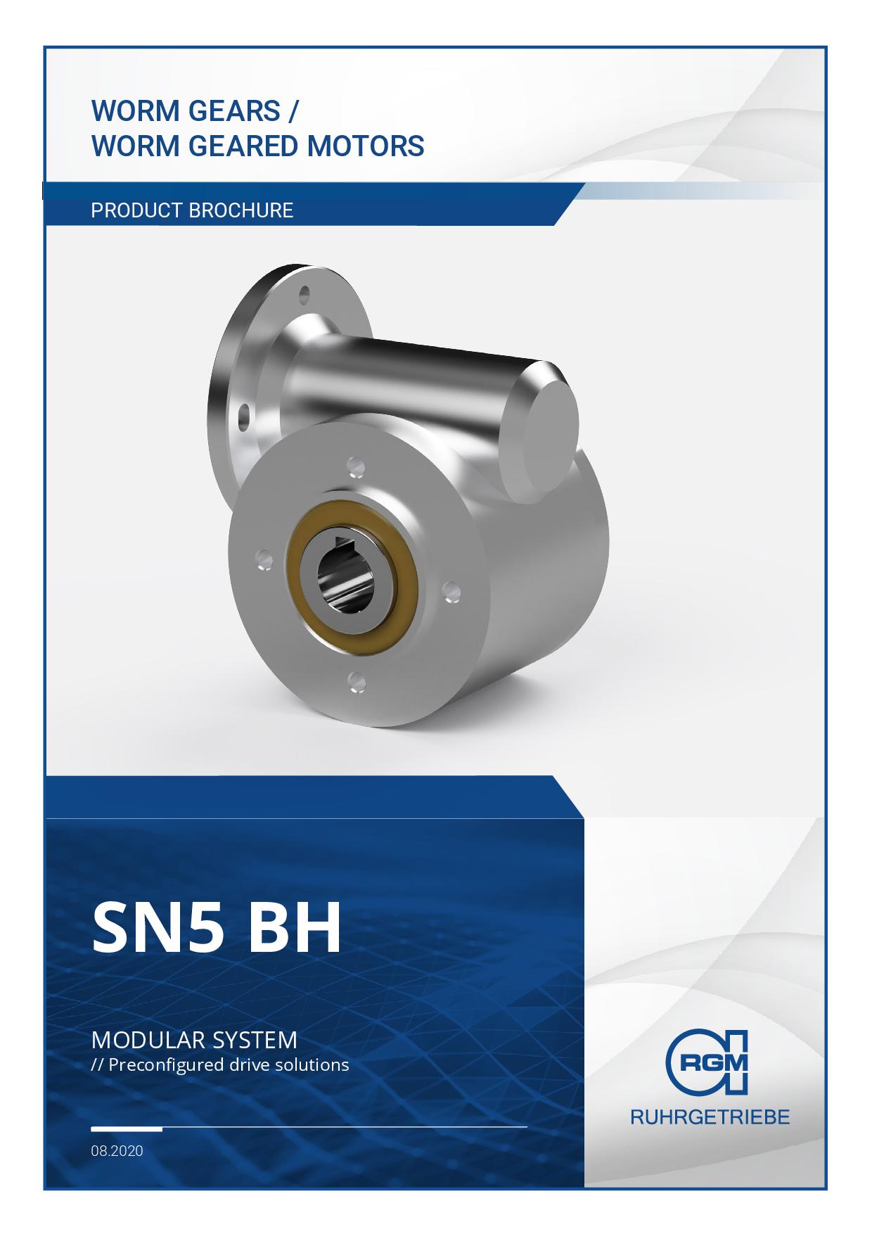 SN5 BH - Réducteur compact à vis sans fin modulaire