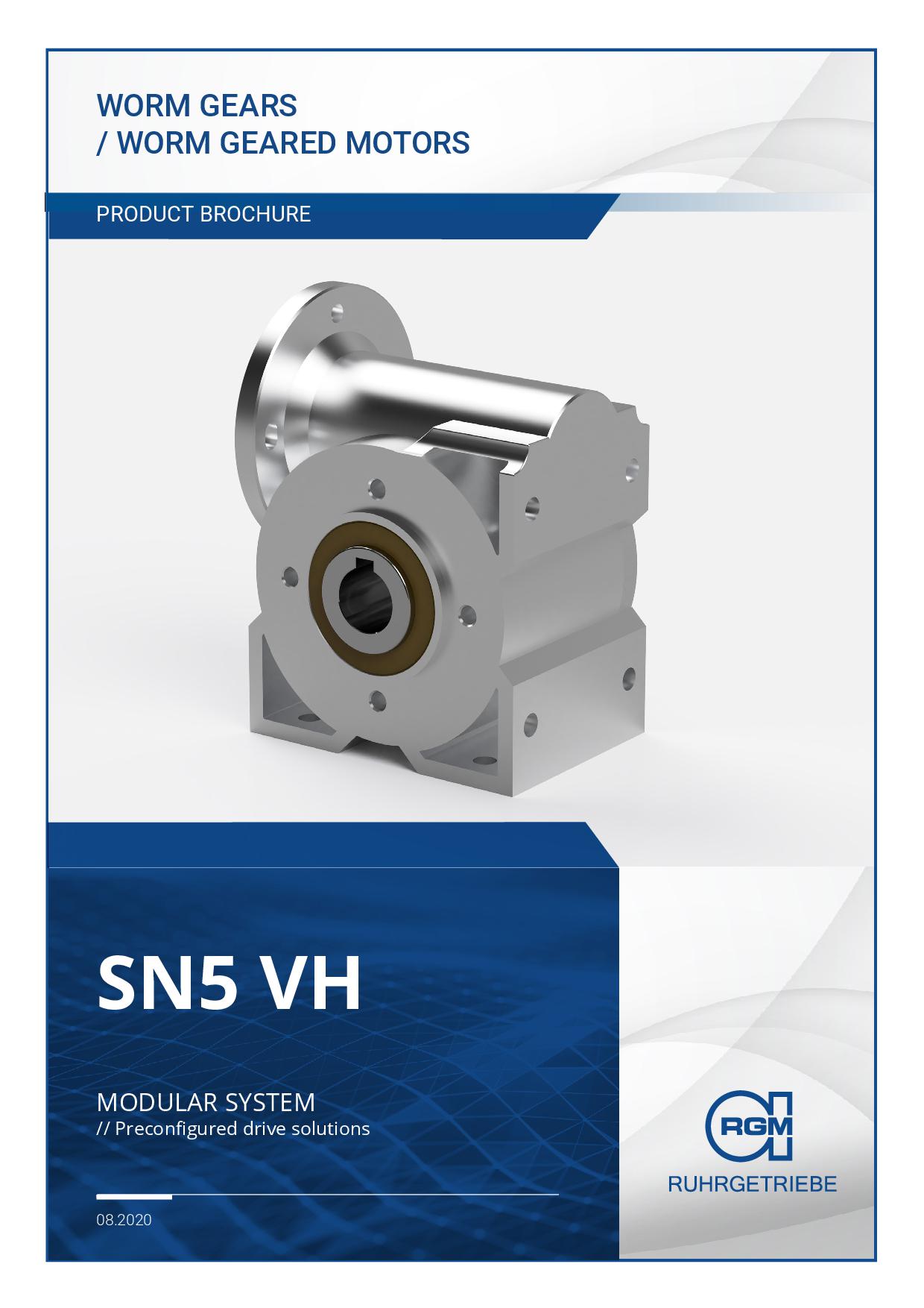 SN5 VH -Motoréducteurs + Moteur Brushless